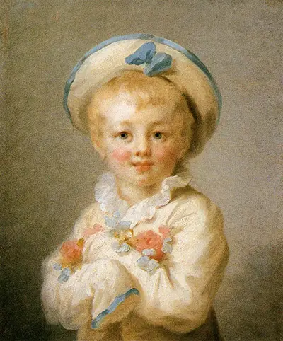 A Boy as Pierrot Jean-Honore Fragonard
